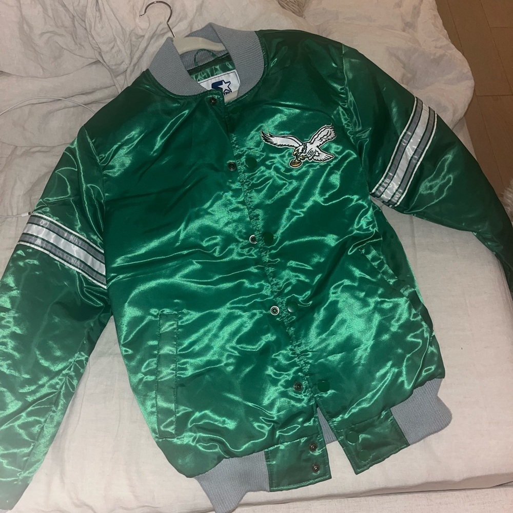 Philadelphia eagles Kelly green starter jacket